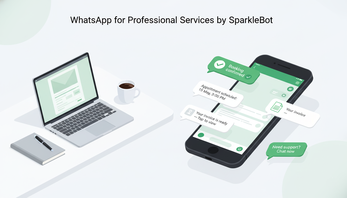 WhatsApp E-commerce Retail Illustration